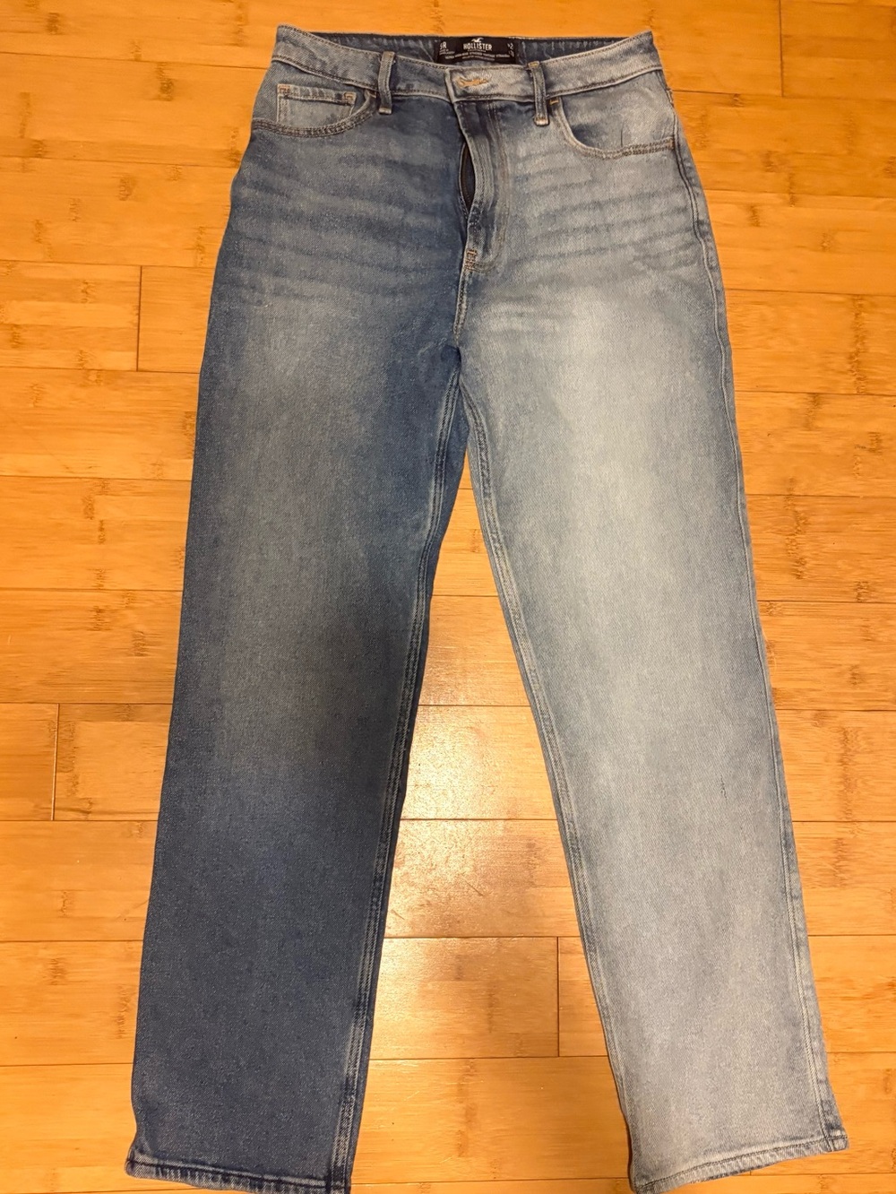 Women’s Hollister Two-Tone Light Blue Denim Jeans
